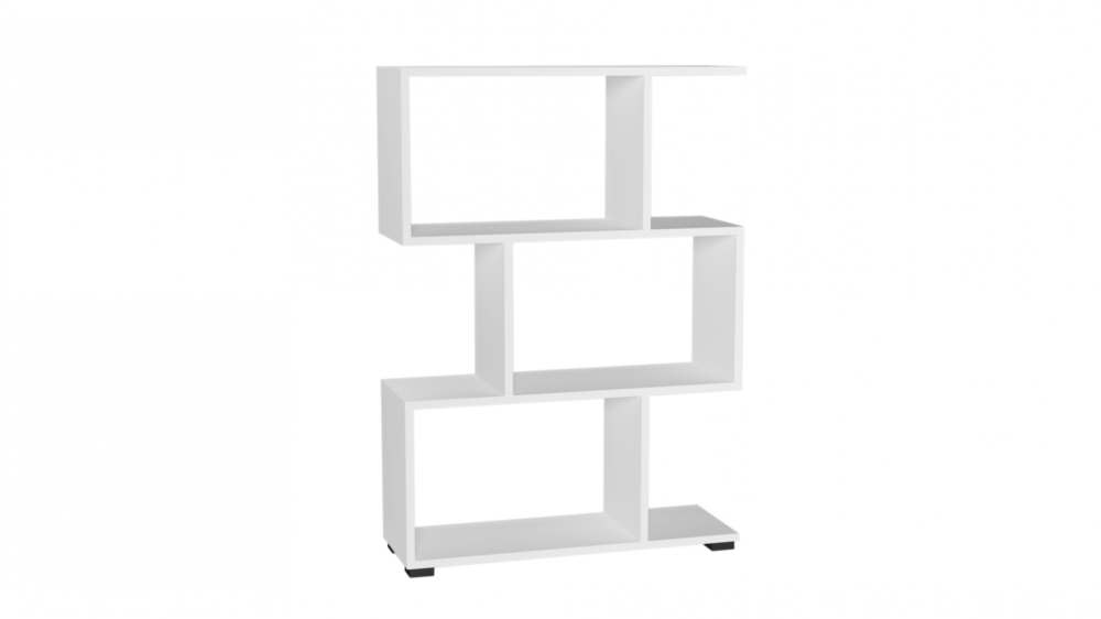 Стеллаж открытый 1 «Марибель» ЛДСП Белый