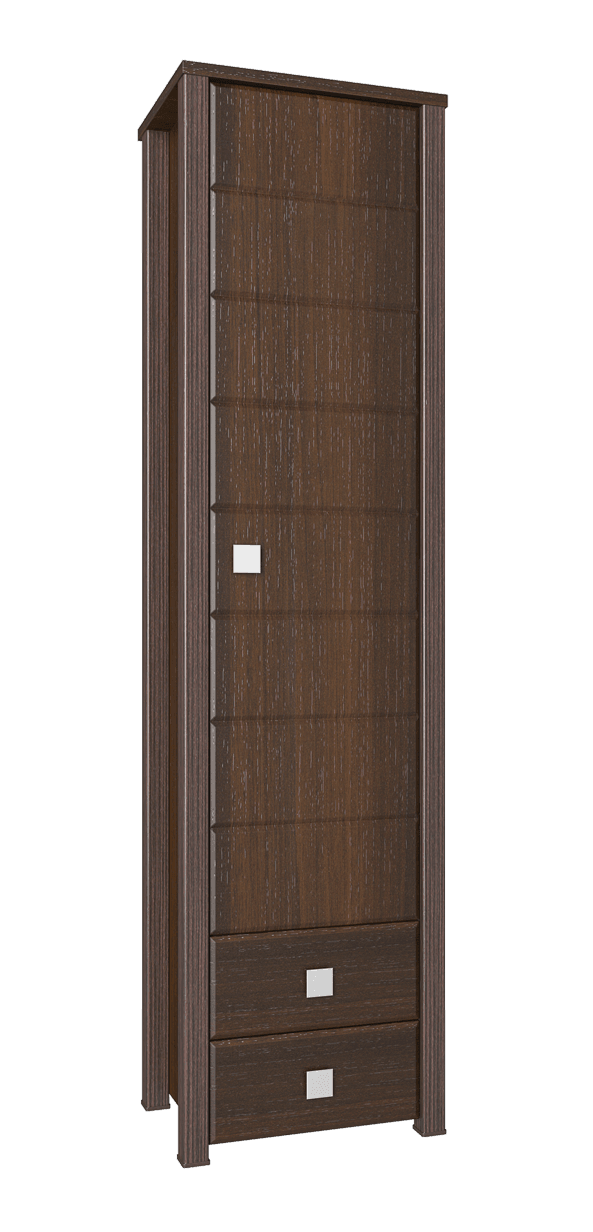 Шкаф-пенал «Изабель» ИЗ-15 Орех темный