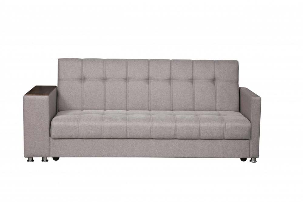 Диван-кровать «Саури-1-3» Жаккард крона сильвер