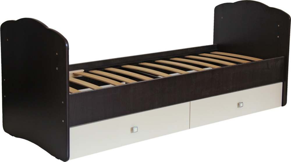 Кровать детская «Фея» 2100 венге-бежевый