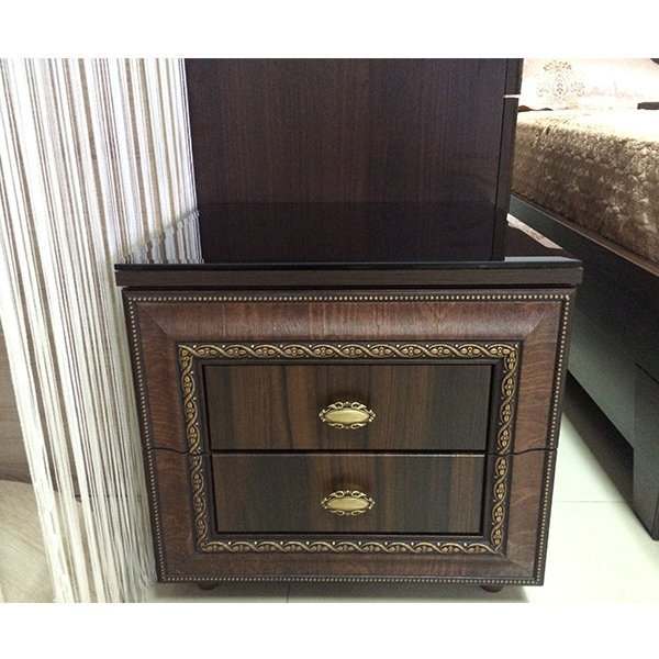 Тумба прикроватная «Калипсо» 13, Венге со стеклом