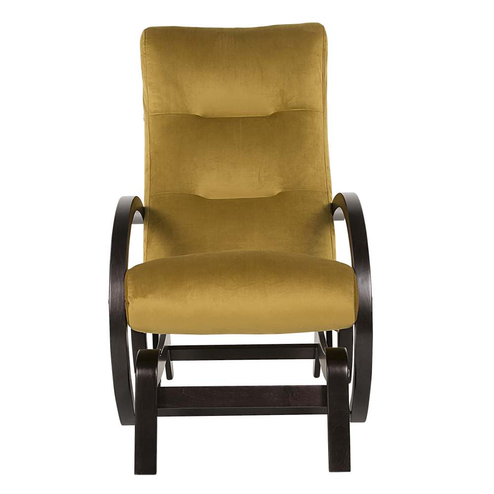 Кресло-глайдер «Мэтисон» Венге/охра