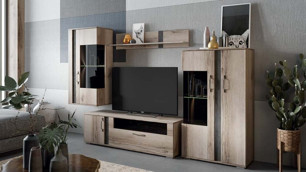 Гостиная «Брайтон» (Камень/Дуб Делано)