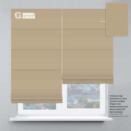 Римская штора система комфорт для проёма «Джуси велюр» ореховый