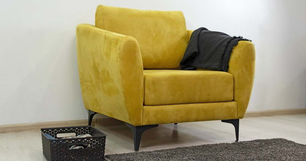 Кресло «Алан» ТК 363 Посейдон куркума горчичный