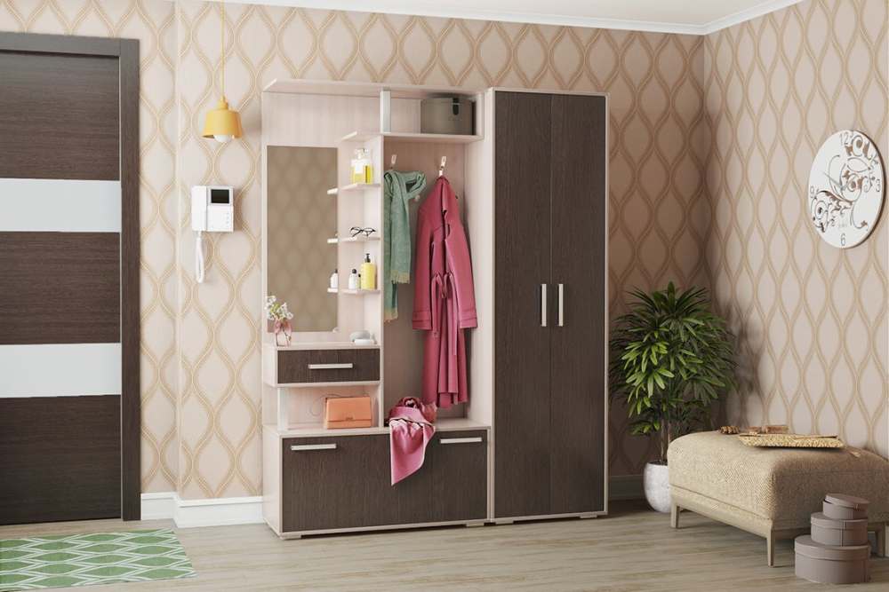 Прихожая «Канзас» Венге/Дуб молочный