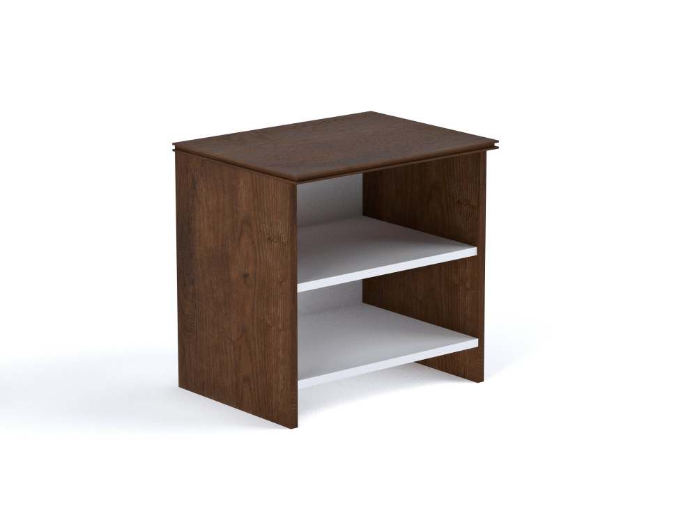 Тумбочка прикроватная «Кантри» Орех Рибек темный