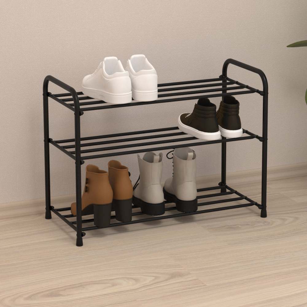 Подставка для обуви 3-х полочная 60 Черный