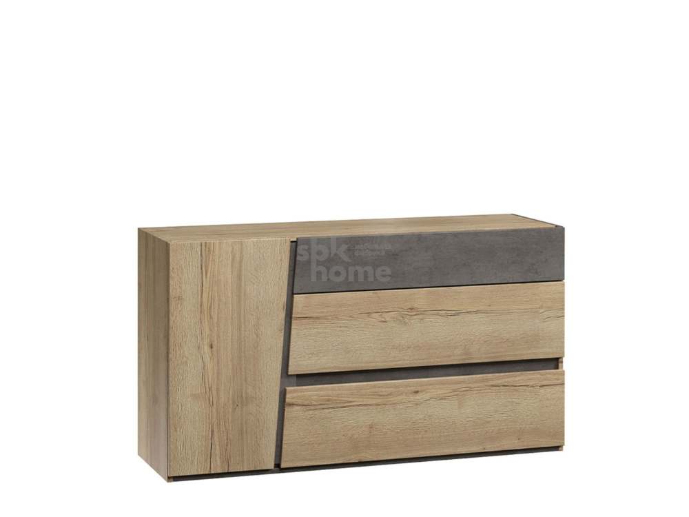 Комод «Стреза» Галифакс натуральный, глубина 43 см