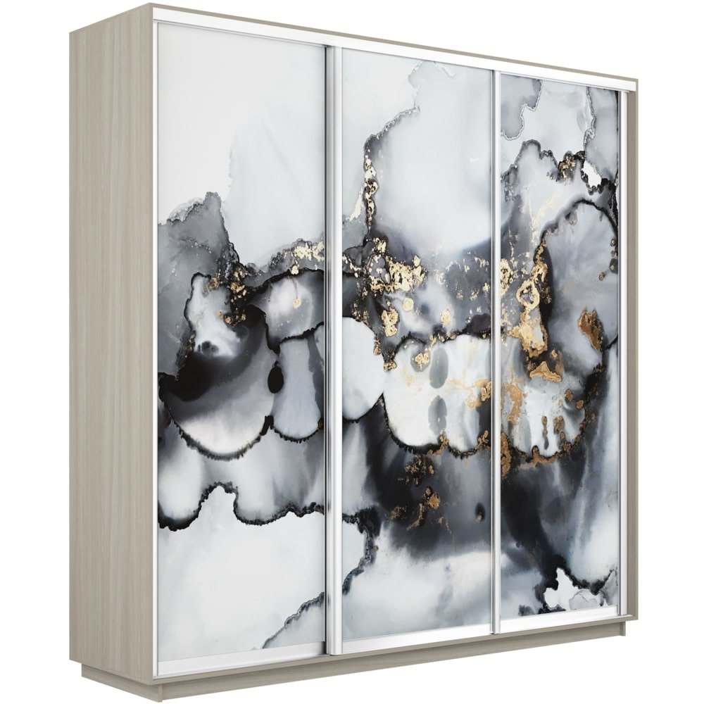 Шкаф-купе «Экспресс Трио» 2200 Фото 1001 шимо светлый