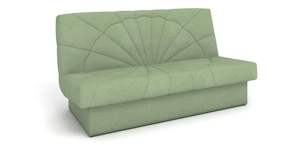 Прямой диван «Баккара» Рогожка Soul light green