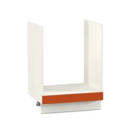 Стол 600 для духовки «Жанна» морковный металлик