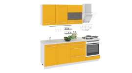 Модульная кухня «Ассорти» Лимон вариант 8