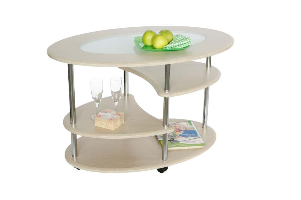 Стол журнальный «Эллипс» СЖС-01 Дуб