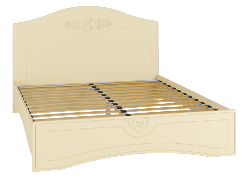 Кровать 160 «Ассоль плюс» АС-113К Ваниль