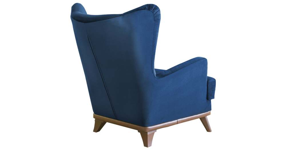 Кресло  «Оскар» темно-синий сапфировый