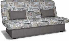 Прямой диван «Баккара» Велюр Фреш Кутюр 01/Newtone cacao