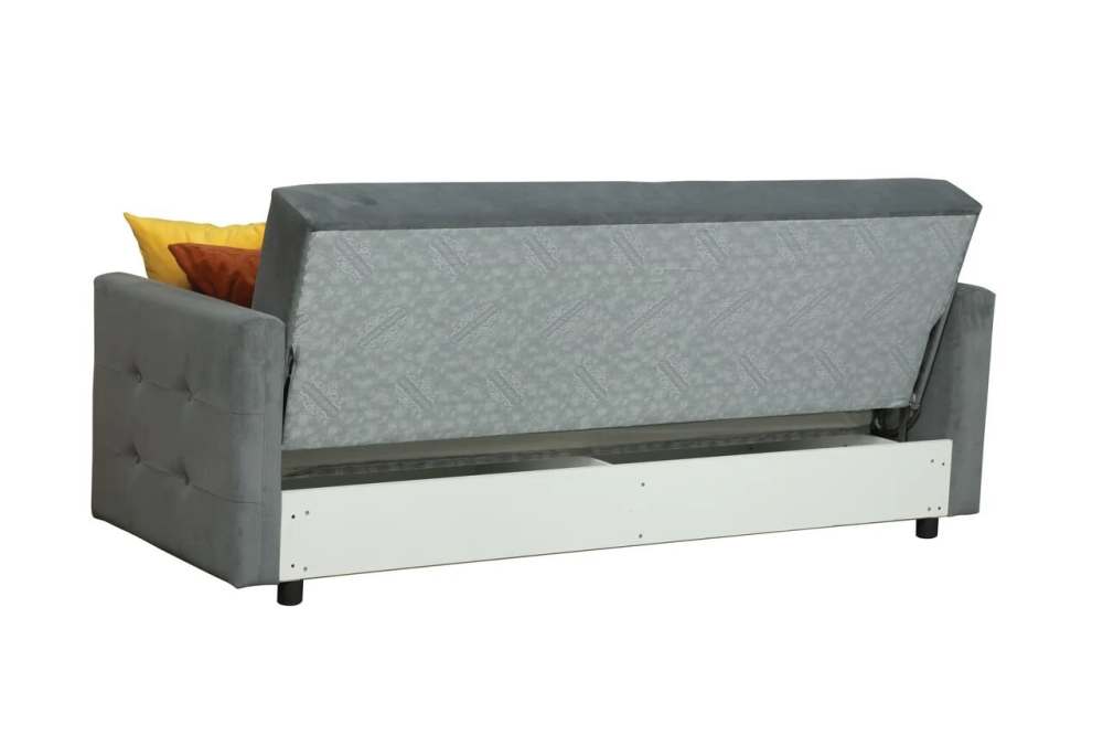 Диван-кровать «Торино» Велюр луна серый