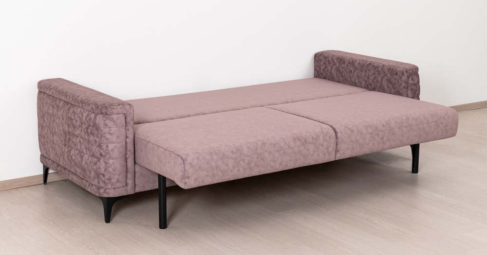 Диван-кровать «Руди» ТД 462 Аляска Димроуз (сиреневый) спальное место