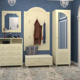 Модульная прихожая «Соня» Бежевый вариант 2