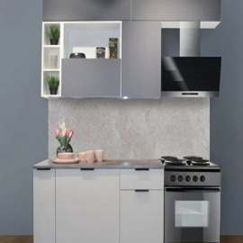 Кухня «Soft Грей» 1,8м