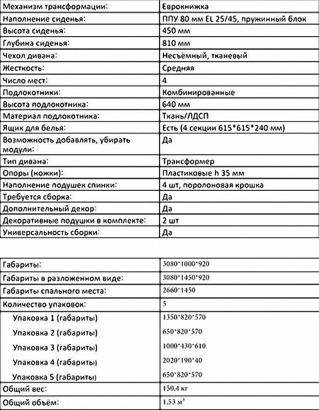 Диван-трансформер «Оптимус-1» Гудлак 8/Гудлак 3