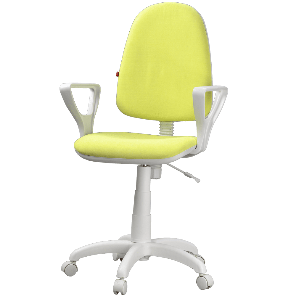 Детское компьютерное кресло «Престиж +» Белый/Лайм