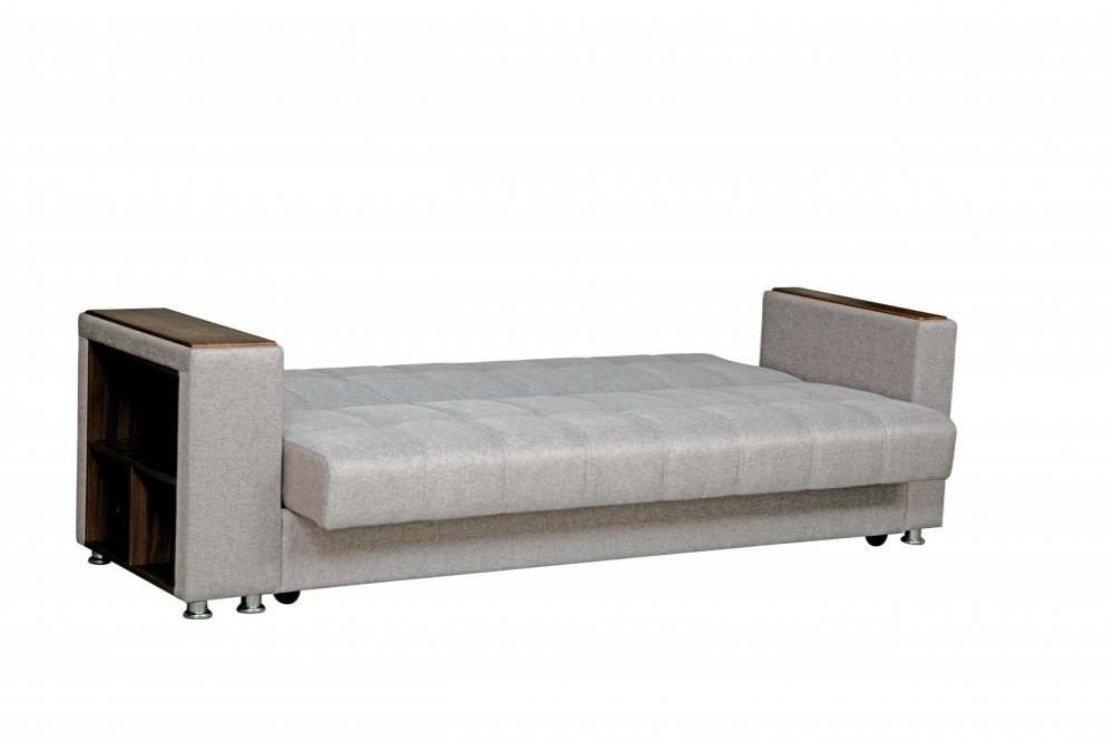 Диван-кровать «Саури-2-3» Жаккард крона сильвер