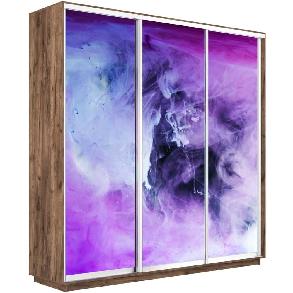 Шкаф-купе «Экспресс Трио» 2200 Фото 1011 крафт табачный