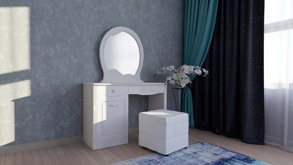 Спальня «Ева-10» Сандал белый/Рамух