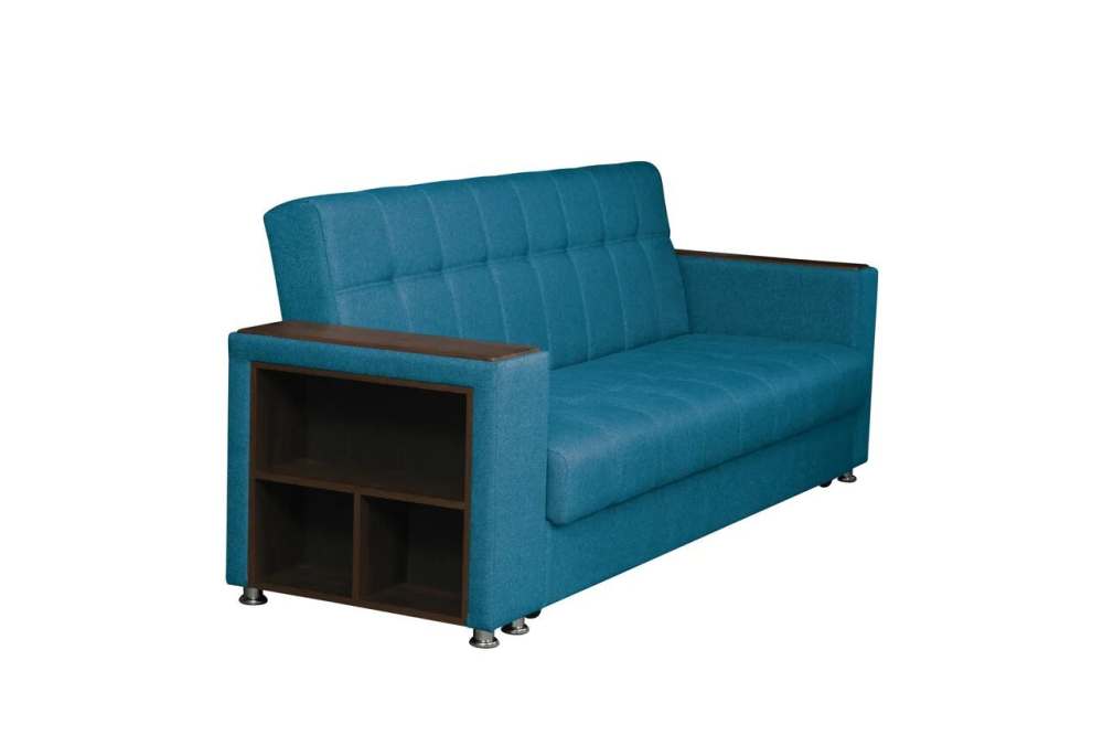 Диван-кровать «Саури-4» Жаккард крона сапфир