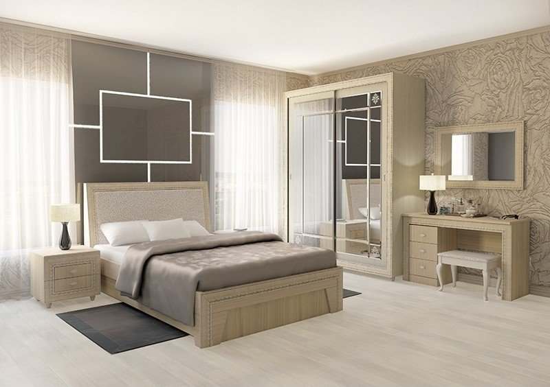 Модульная спальня «Калипсо» Туя светлая