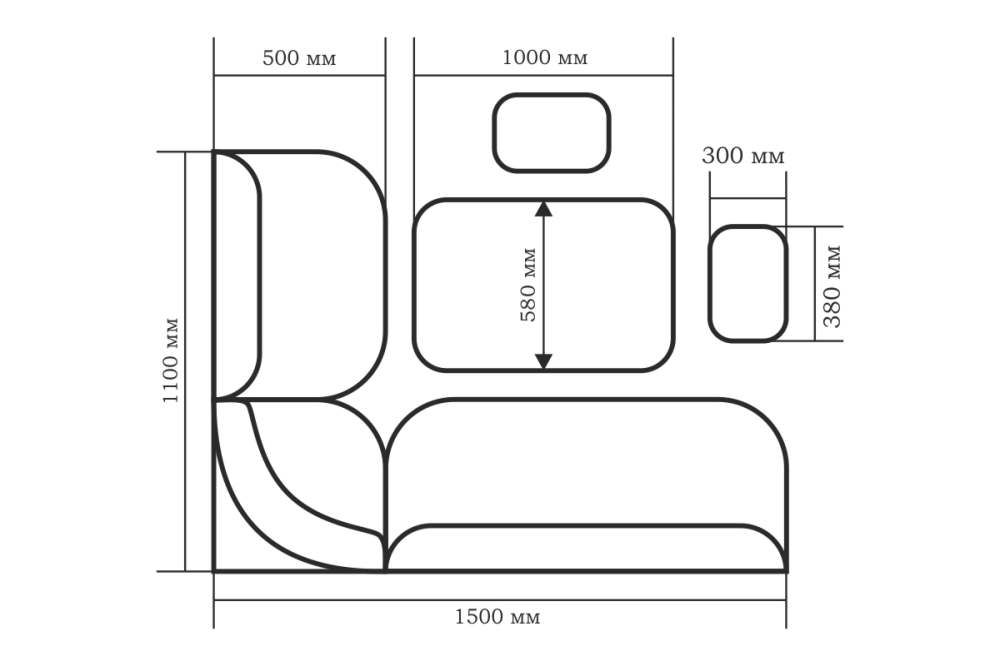 Кухонный уголок «Орхидея» Люкс Шимо Ясень темный