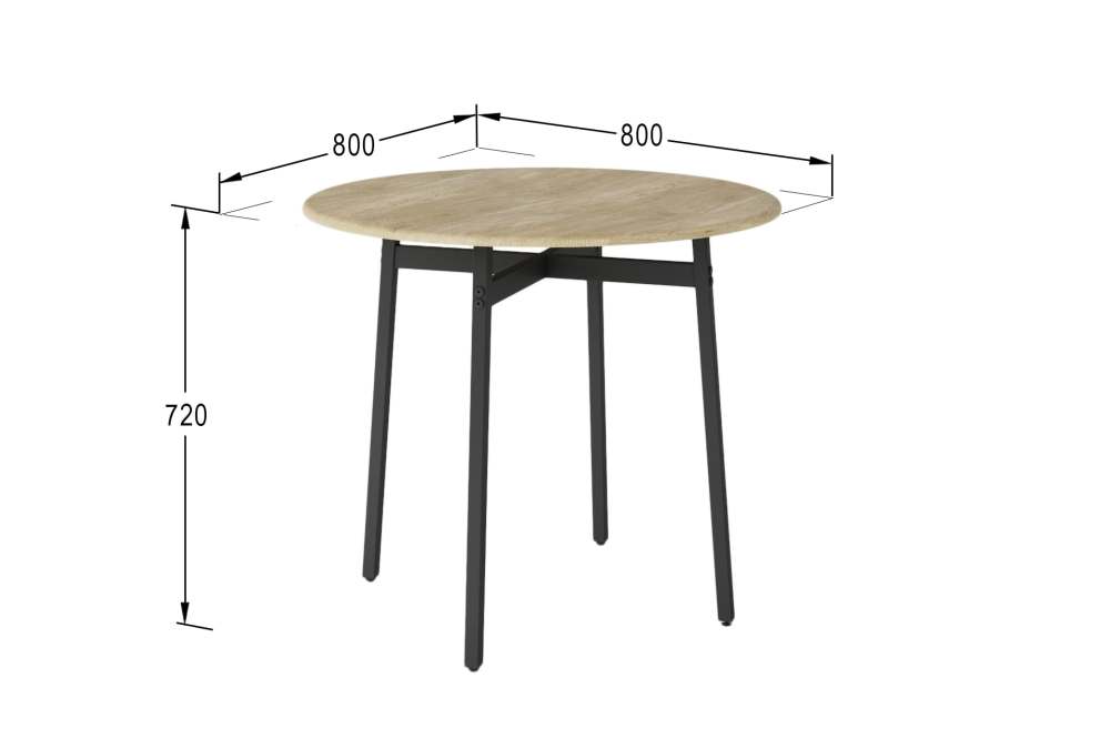 Стол обеденный «Медисон» Дуб сонома