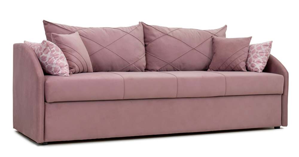 Диван-кровать «Лавли» ТД 285 Мазерати 15 серо-розовый