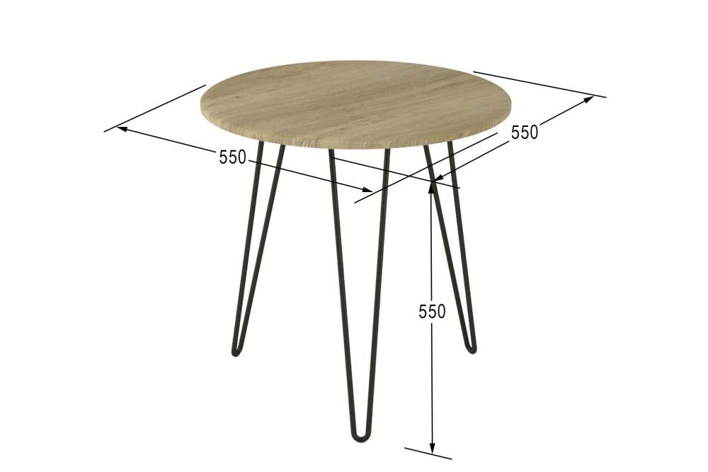 Стол журнальный «Рид 530» дуб сонома