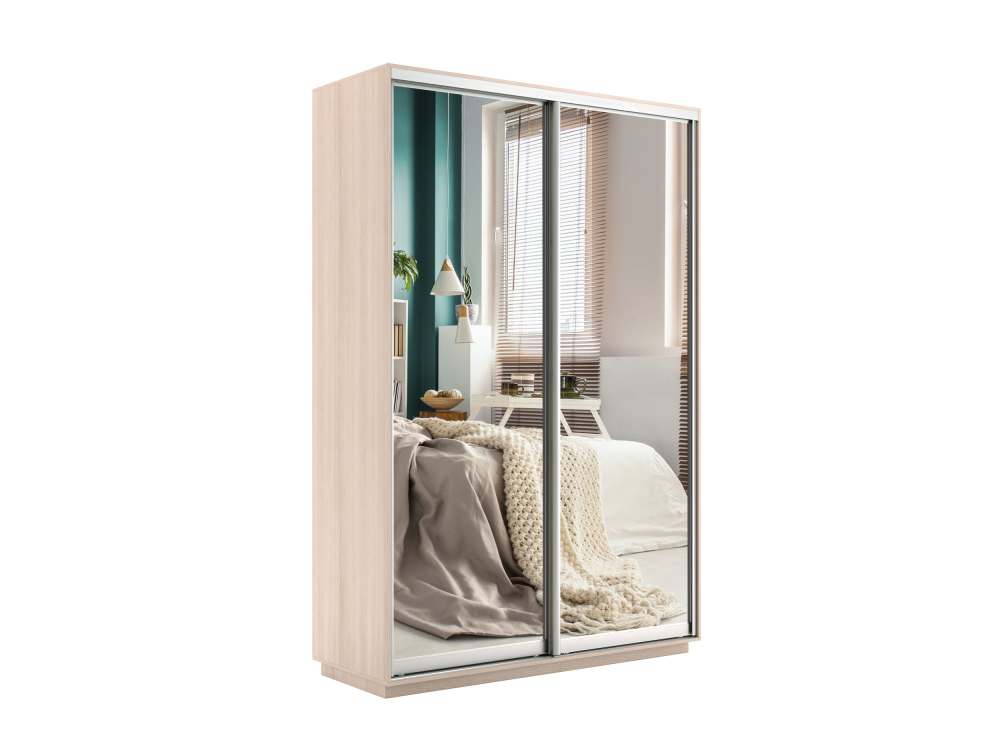 Шкаф-купе «Экспресс Дуо» Экспенс Дуб молочный