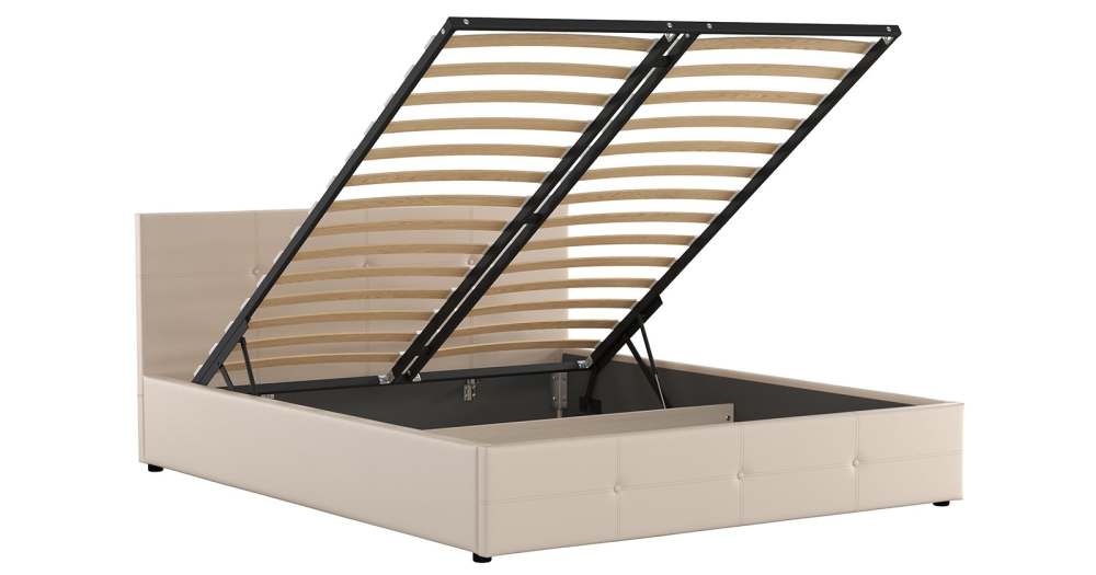 Интерьерная кровать «Синди» Марика 486 бежевый