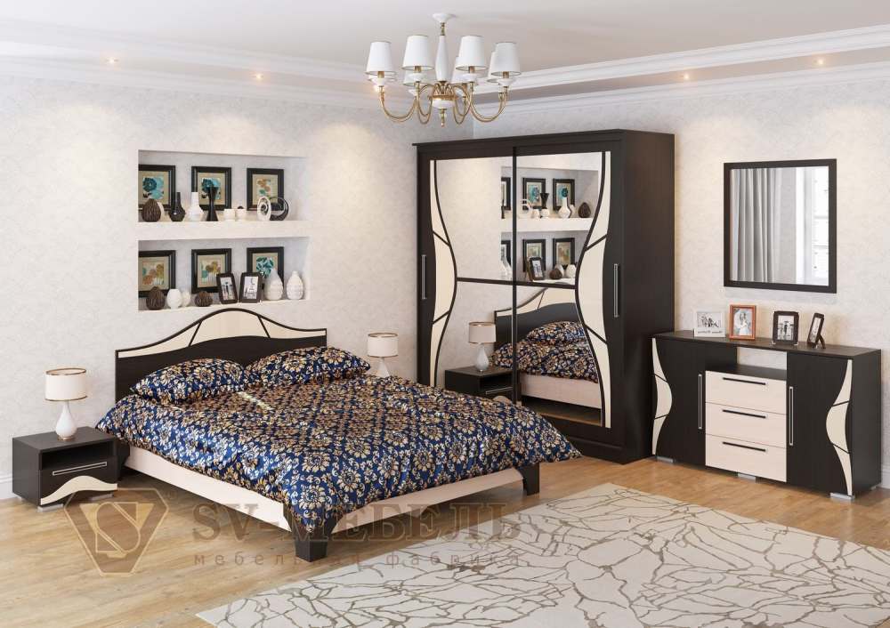 Спальня «Лагуна-5» Дуб венге