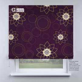 Римская штора для проёма с фотопечатью «15-10-50»